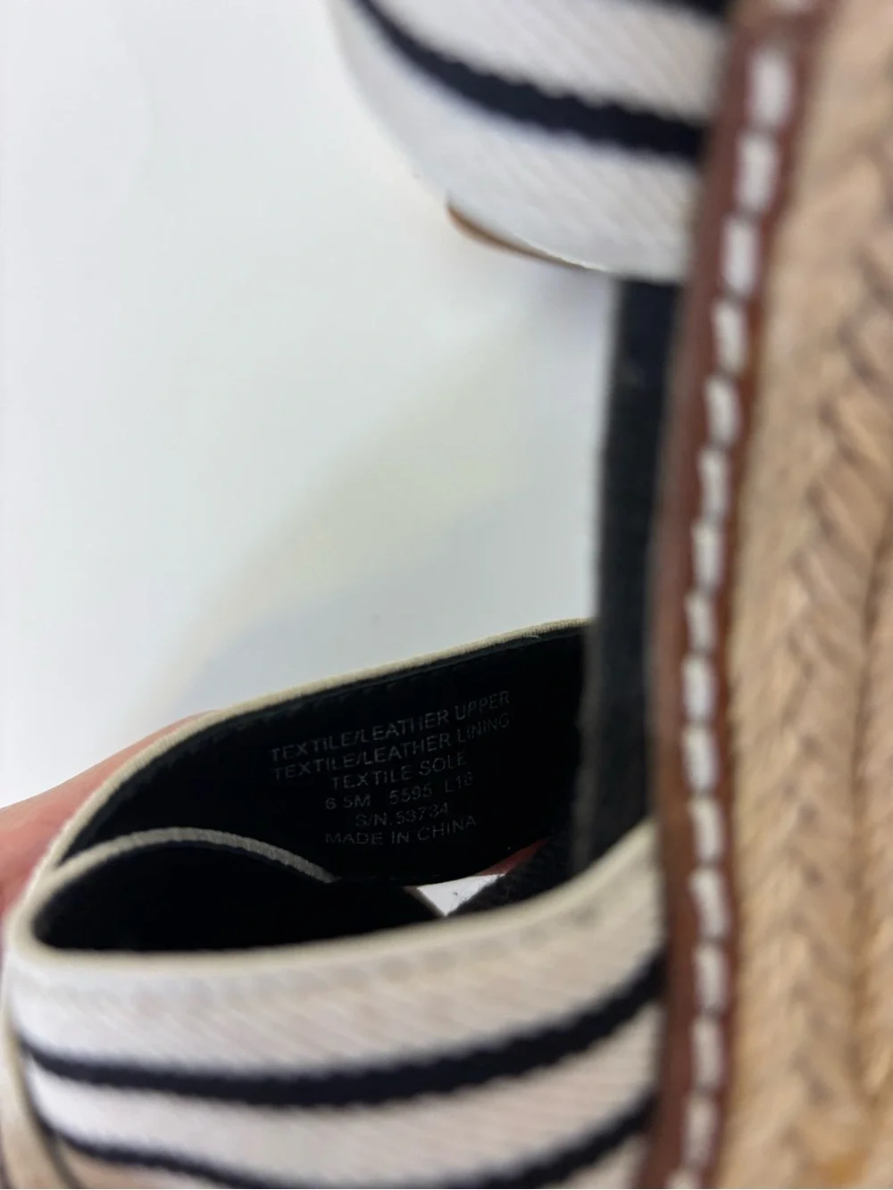 Tory Burch striped ankle